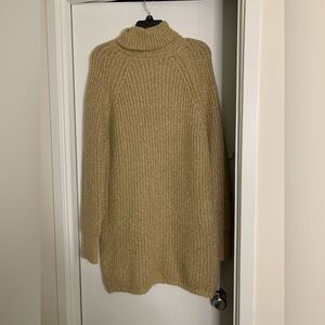 ASOS Turtleneck Camel Colored sweater dress women’s size 6